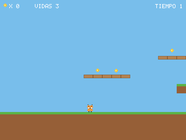 Platform game made with Lince