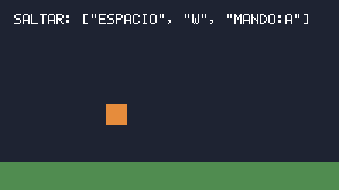 Captura de «Acciones: teclado y mando a la vez»